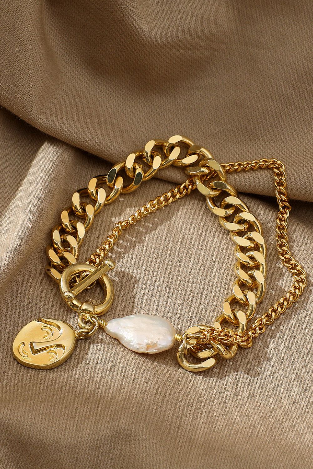 Gold Chain & Pearl Bracelet - AllIn Computer
