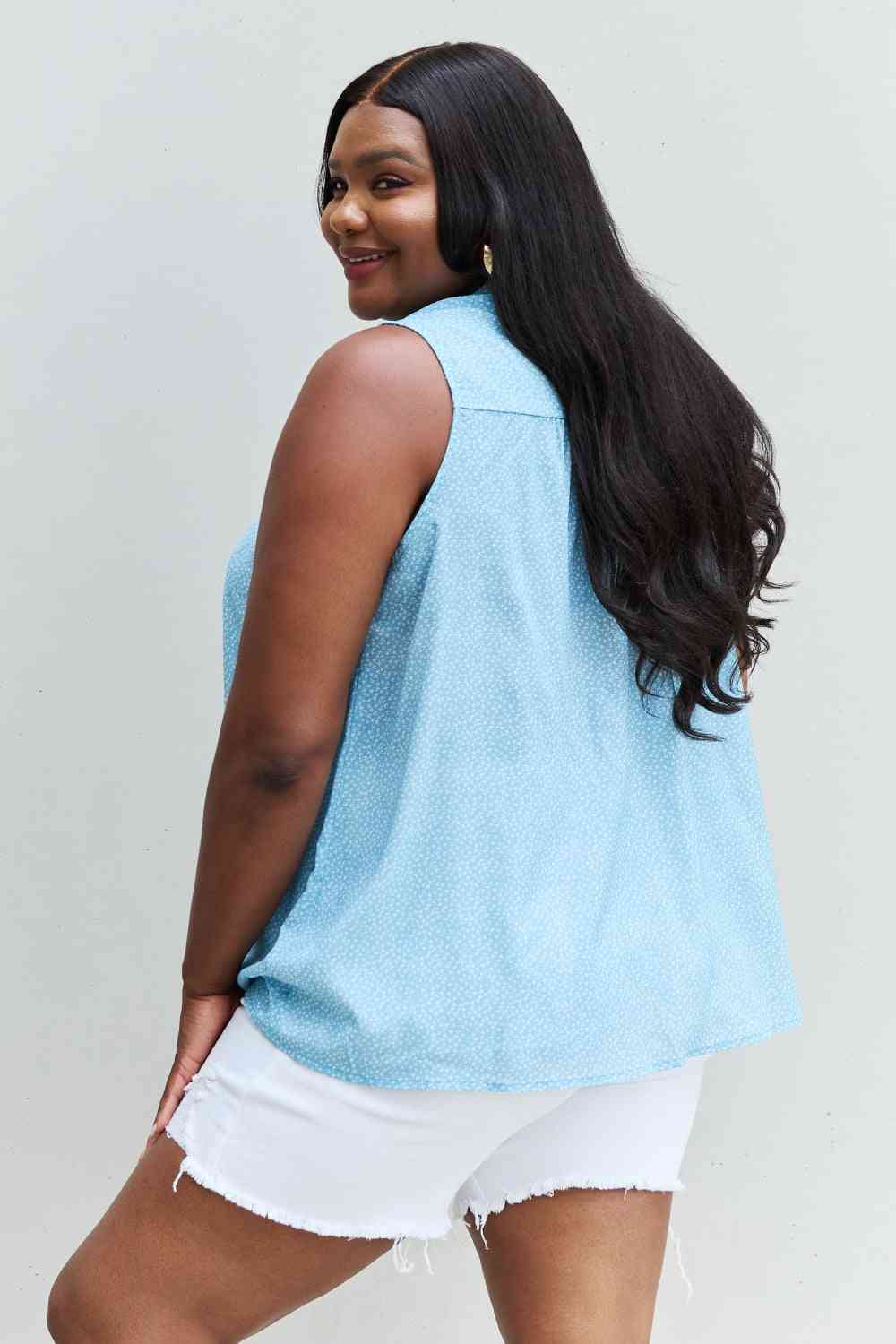 HEYSON She Means Business Full Size Ruffled Floral Flare Shirt - AllIn Computer