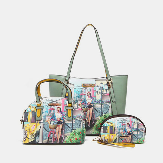 Nicole Lee USA COZY STREET IN MILAN 3-Piece Handbag Set | BAGS & ACCESSORIES | handbag set, handbags, Nicole Lee USA, Ship from USA | Trendsi