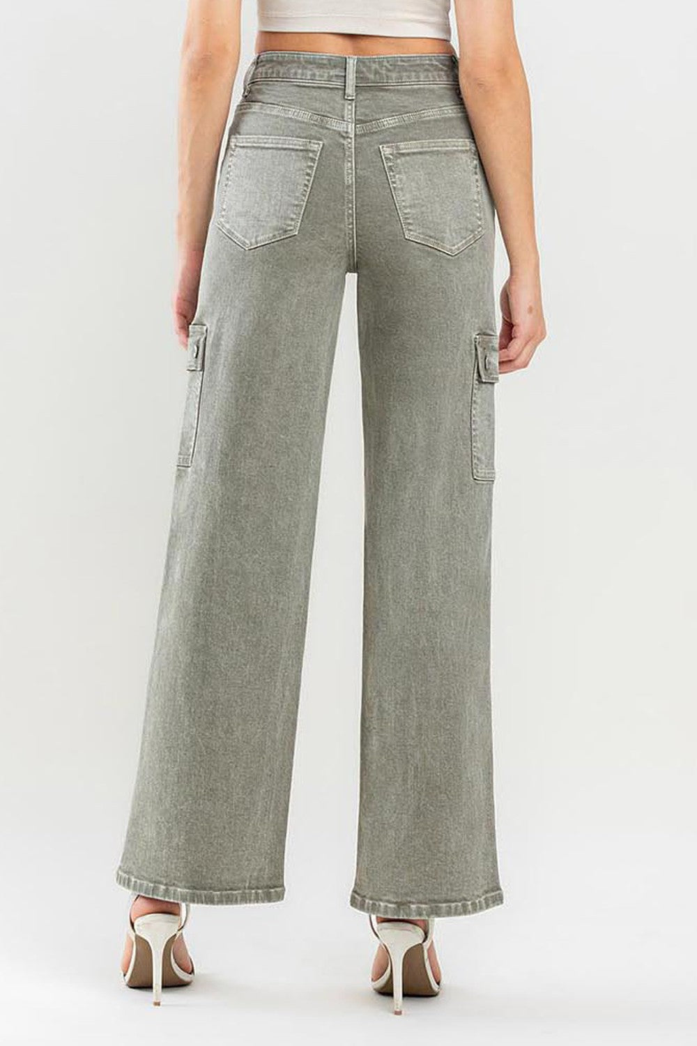 Vervet by Flying Monkey 90's Super High Rise Cargo Jeans - AllIn Computer