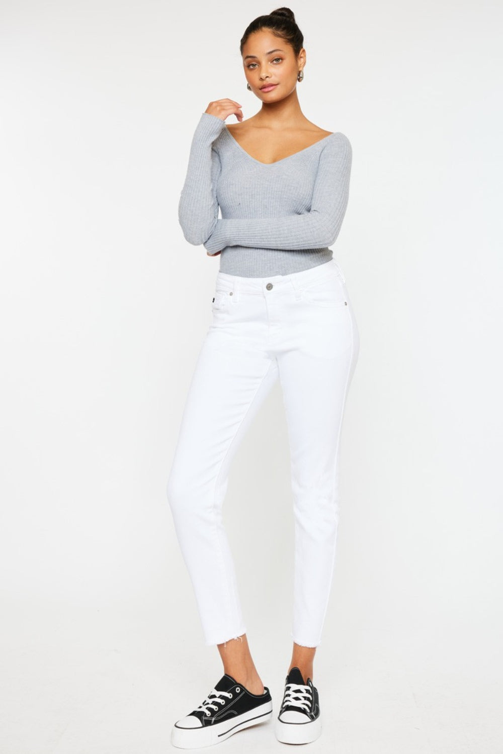 Kancan Mid-Rise Ankle Skinny Jeans - AllIn Computer
