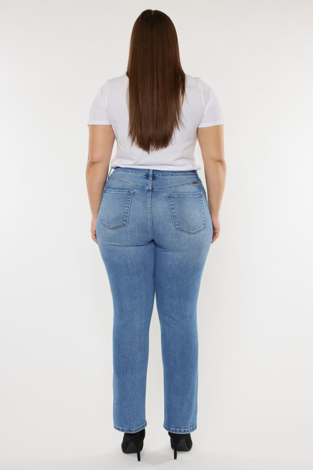 Kancan Full Size Cat's Whiskers High Waist Jeans - AllIn Computer