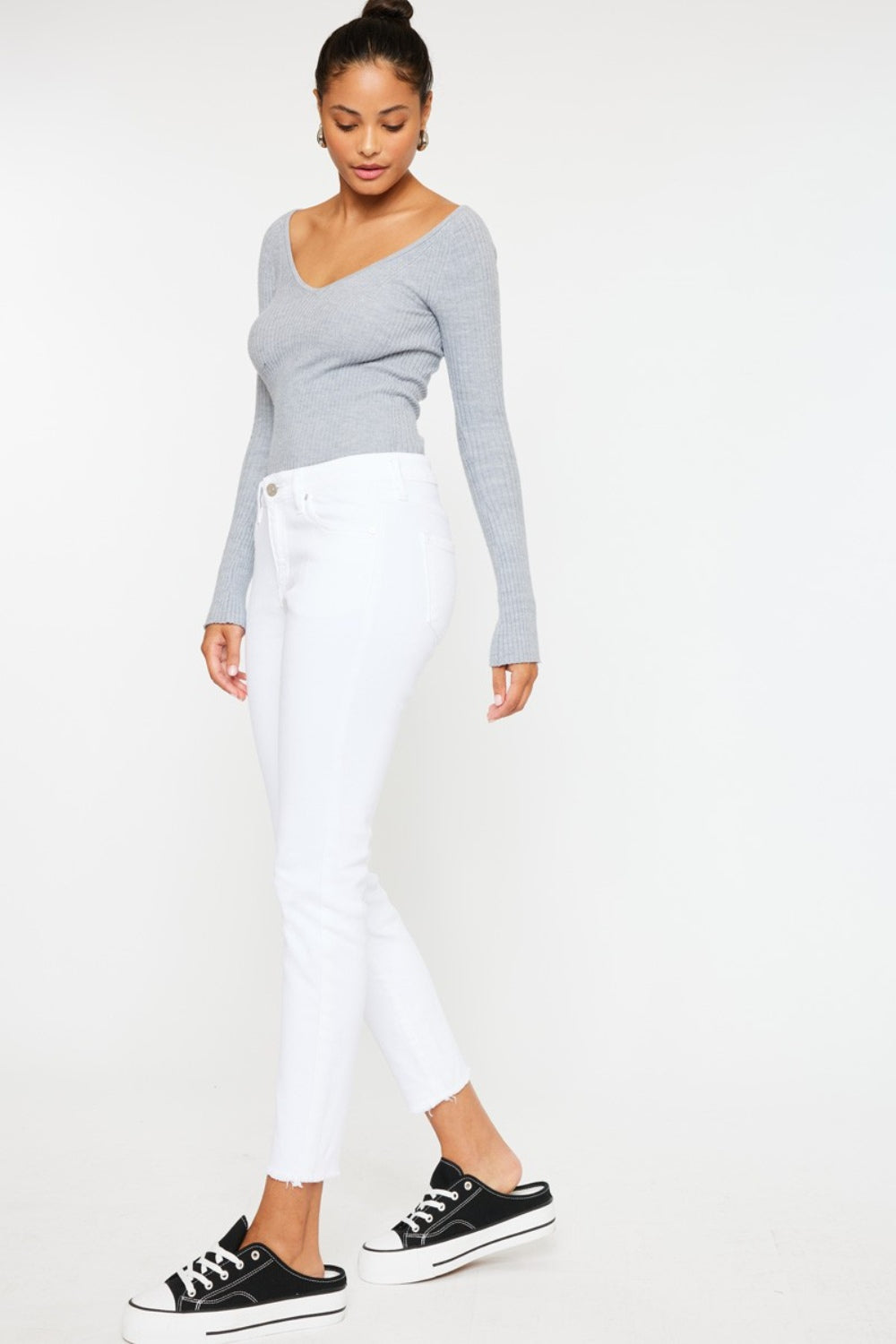 Kancan Mid-Rise Ankle Skinny Jeans - AllIn Computer