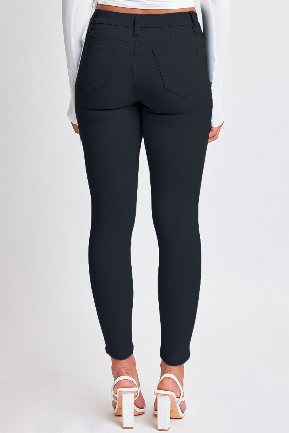 YMI Jeanswear Full Size Hyperstretch Mid-Rise Skinny Pants - AllIn Computer