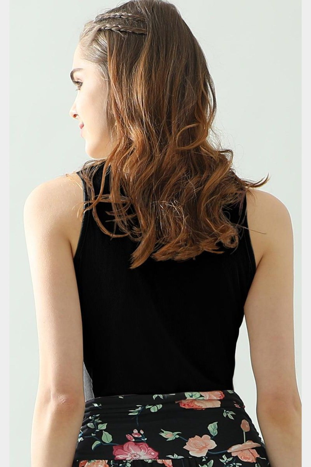 Ninexis Notched Rib Knit Tank - AllIn Computer