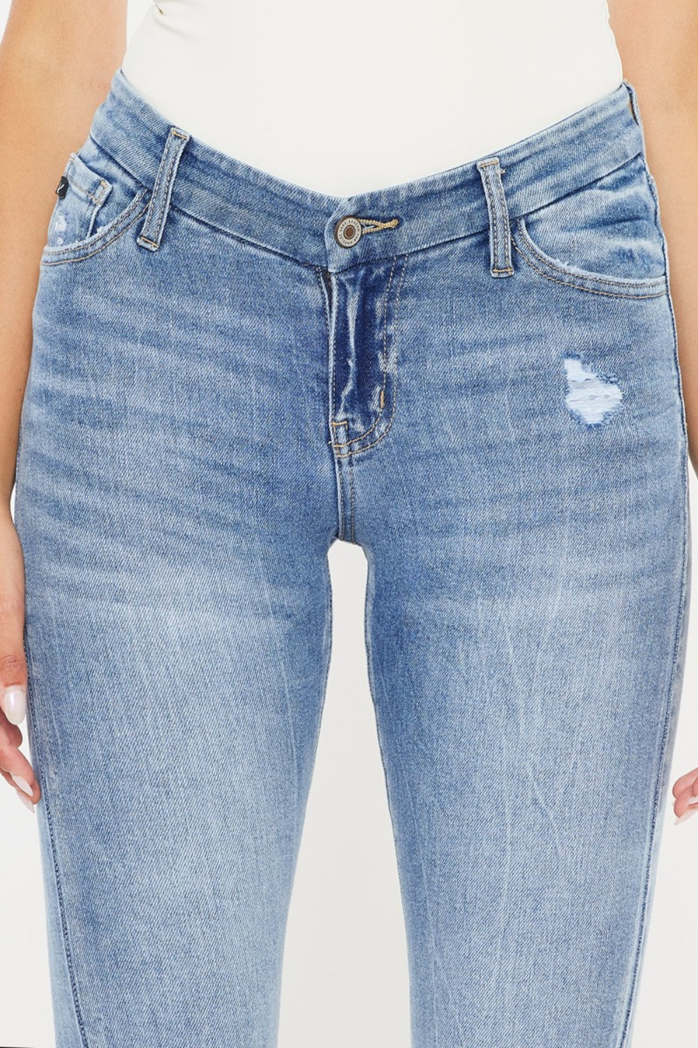 Kancan High Waist Cat's Whiskers Skinny Jeans - AllIn Computer