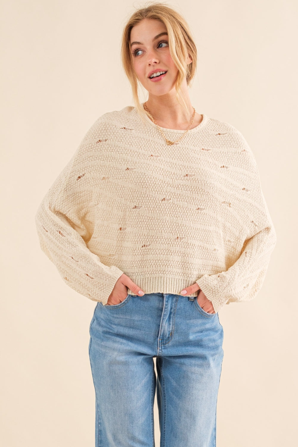 And The Why Dolman Sleeves Sweater - AllIn Computer