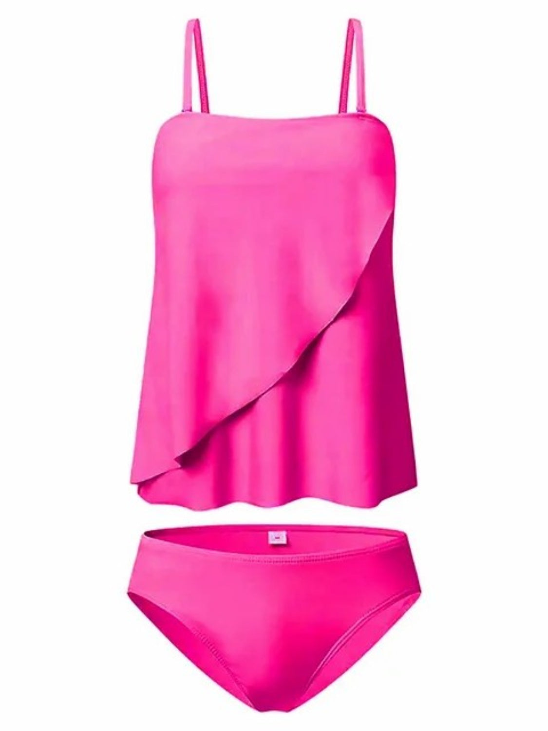 Detachable Strap Top and Brief Swim Set - AllIn Computer