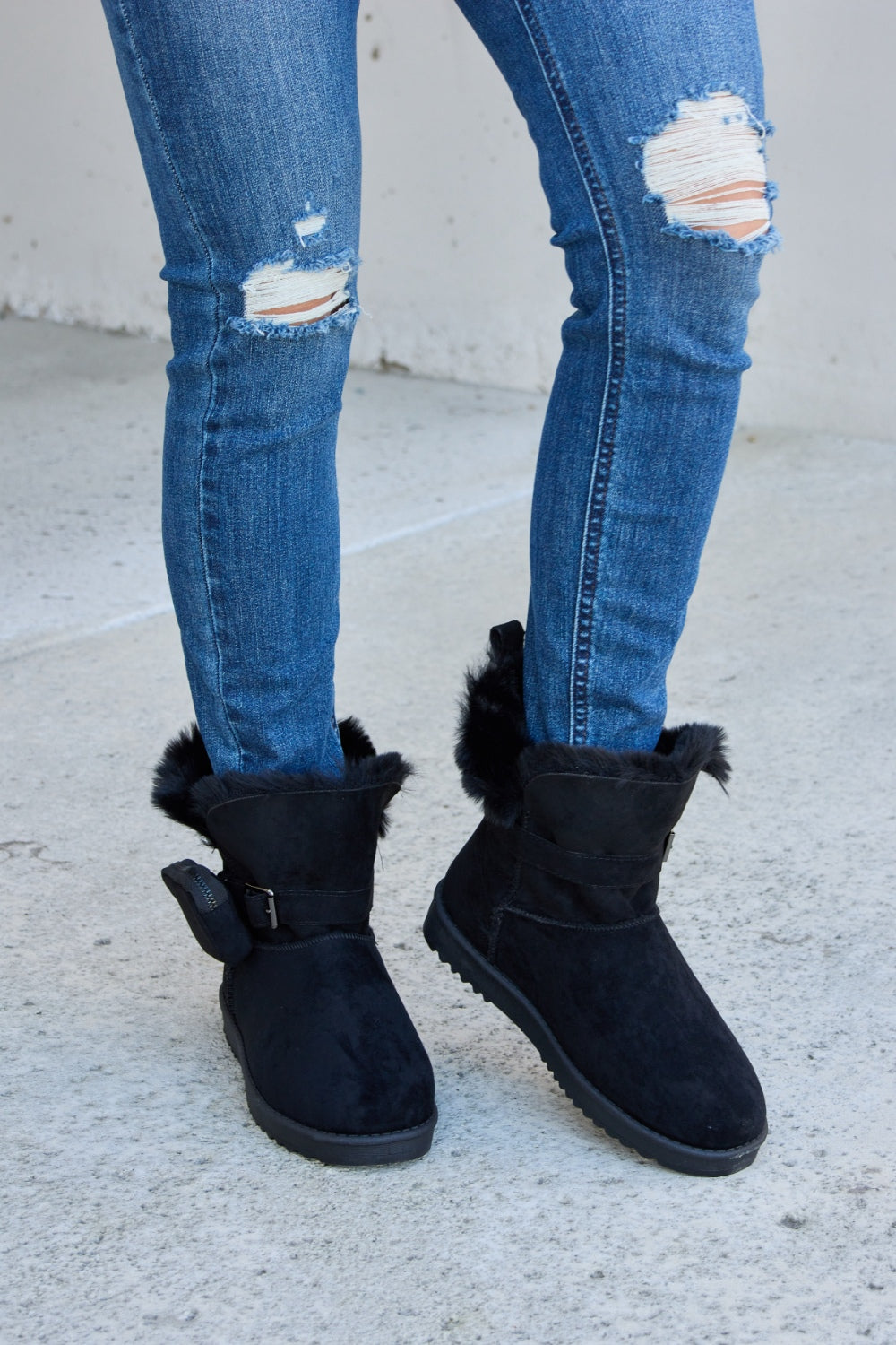 Forever Link Plush Thermal Flat Boots - AllIn Computer