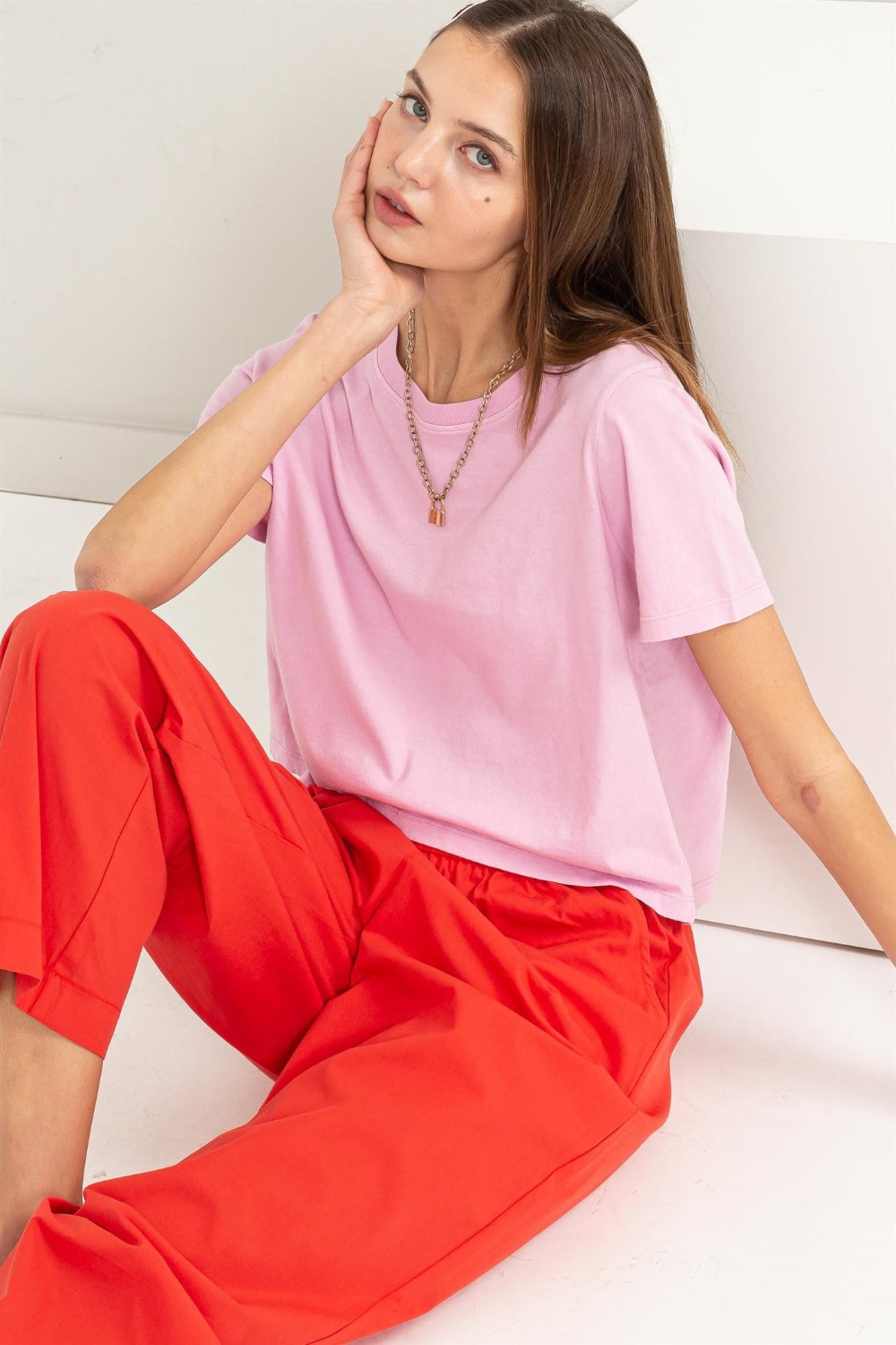 HYFVE Round Neck Cropped T-Shirt - AllIn Computer