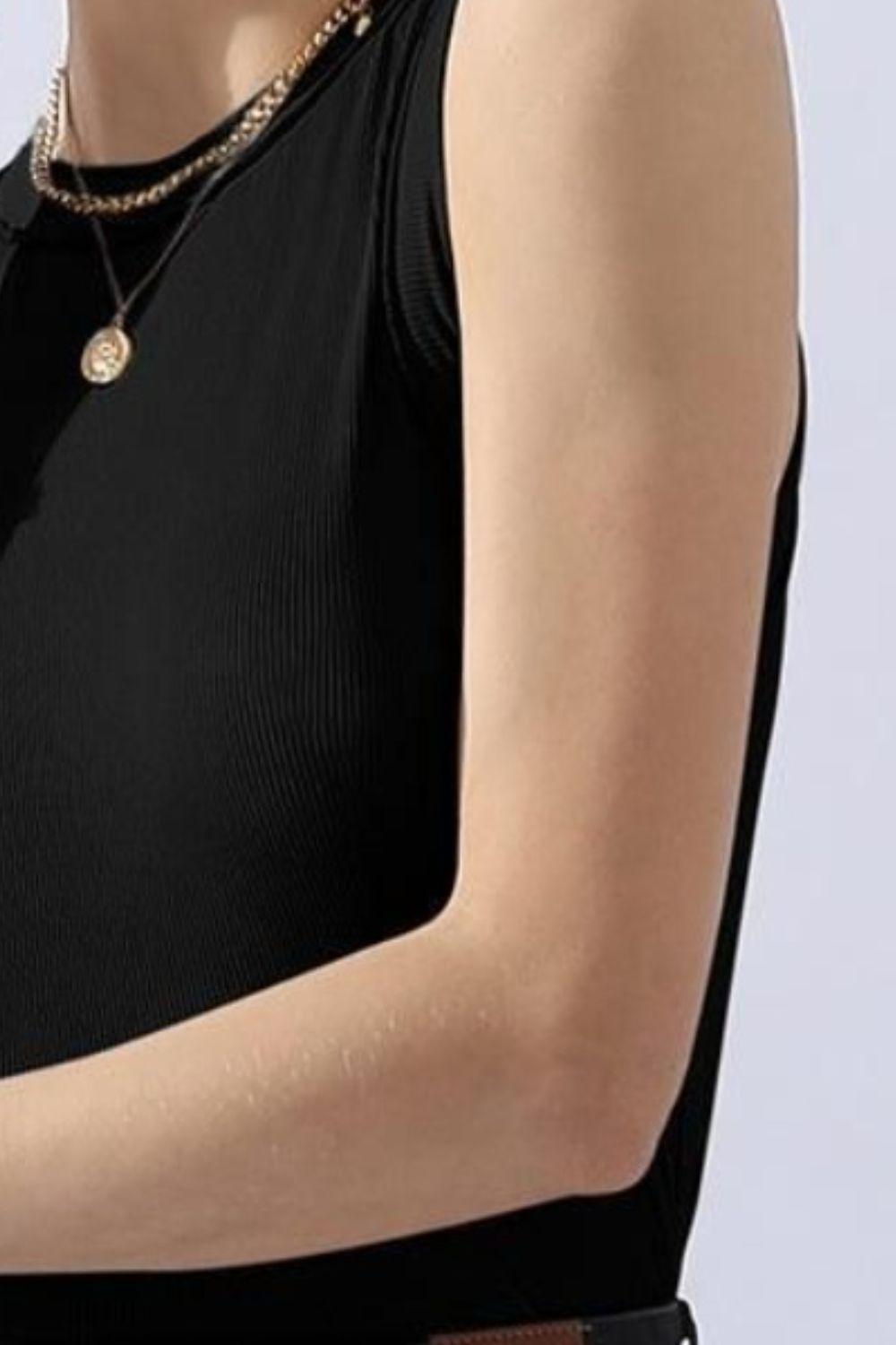 Ninexis Ribbed Round Neck Tank - AllIn Computer