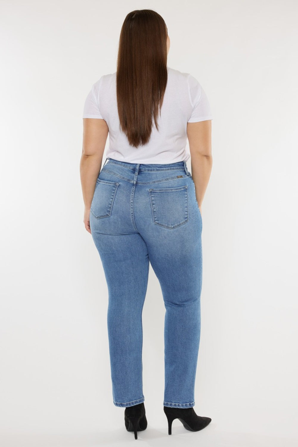 Kancan Full Size Cat's Whiskers High Waist Jeans - AllIn Computer