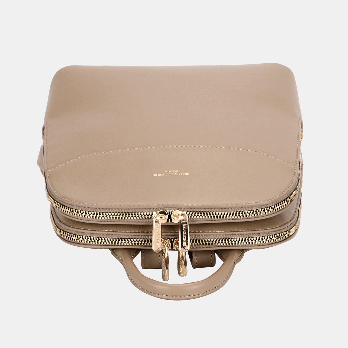 David Jones PU Leather Adjustable Straps Backpack Bag - AllIn Computer
