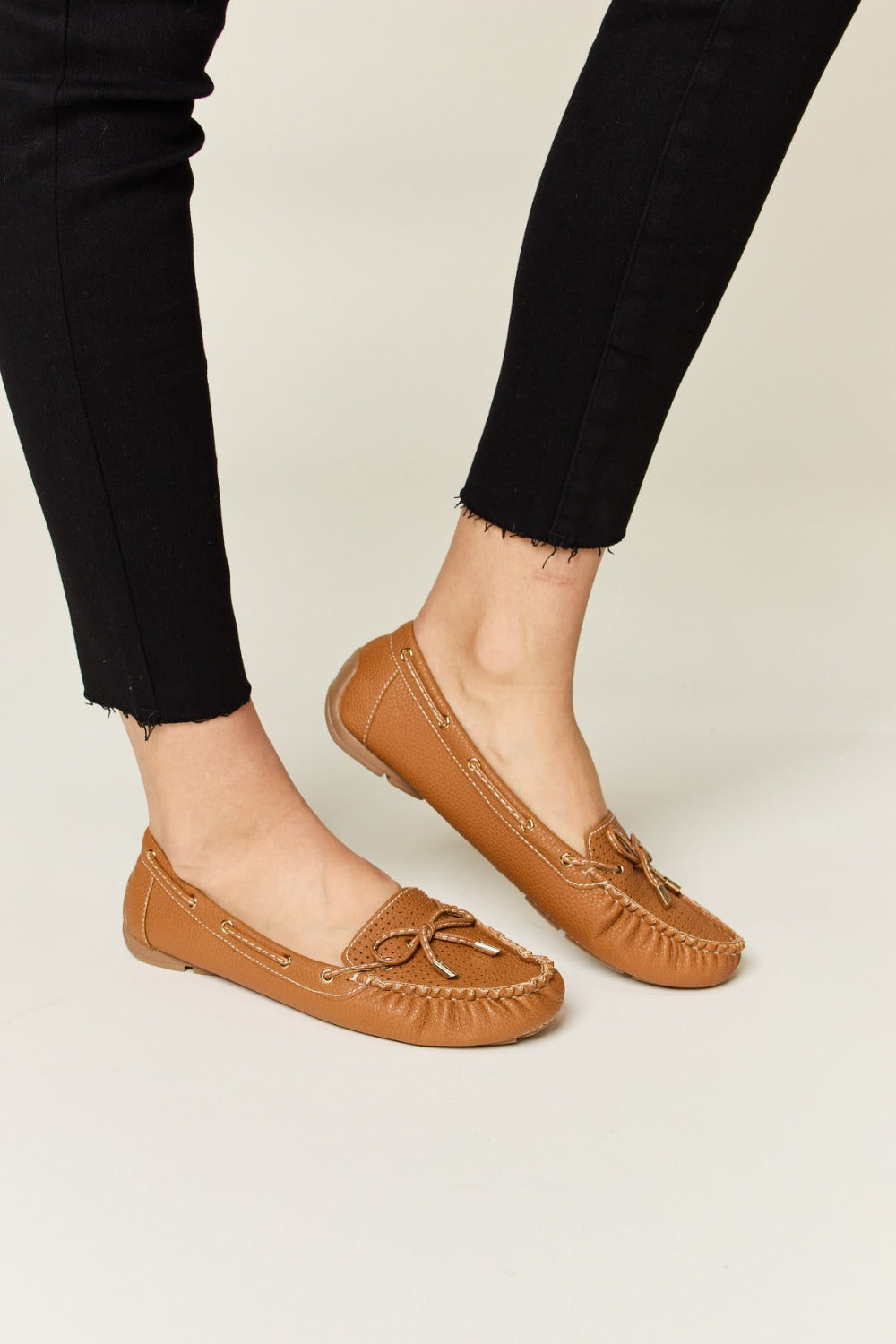 Forever Link Bow Decor Flat Loafers - AllIn Computer