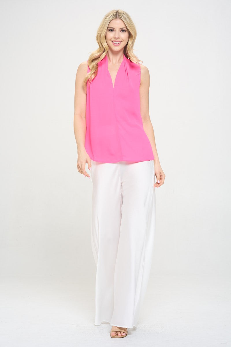 RENEE C  V-Neck Sleeveless Top - AllIn Computer