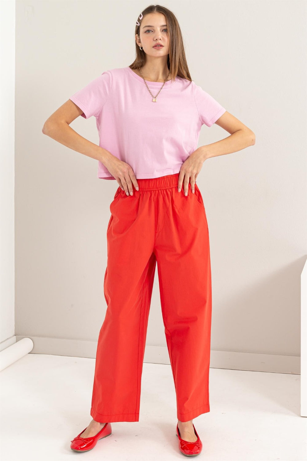 HYFVE Round Neck Cropped T-Shirt - AllIn Computer