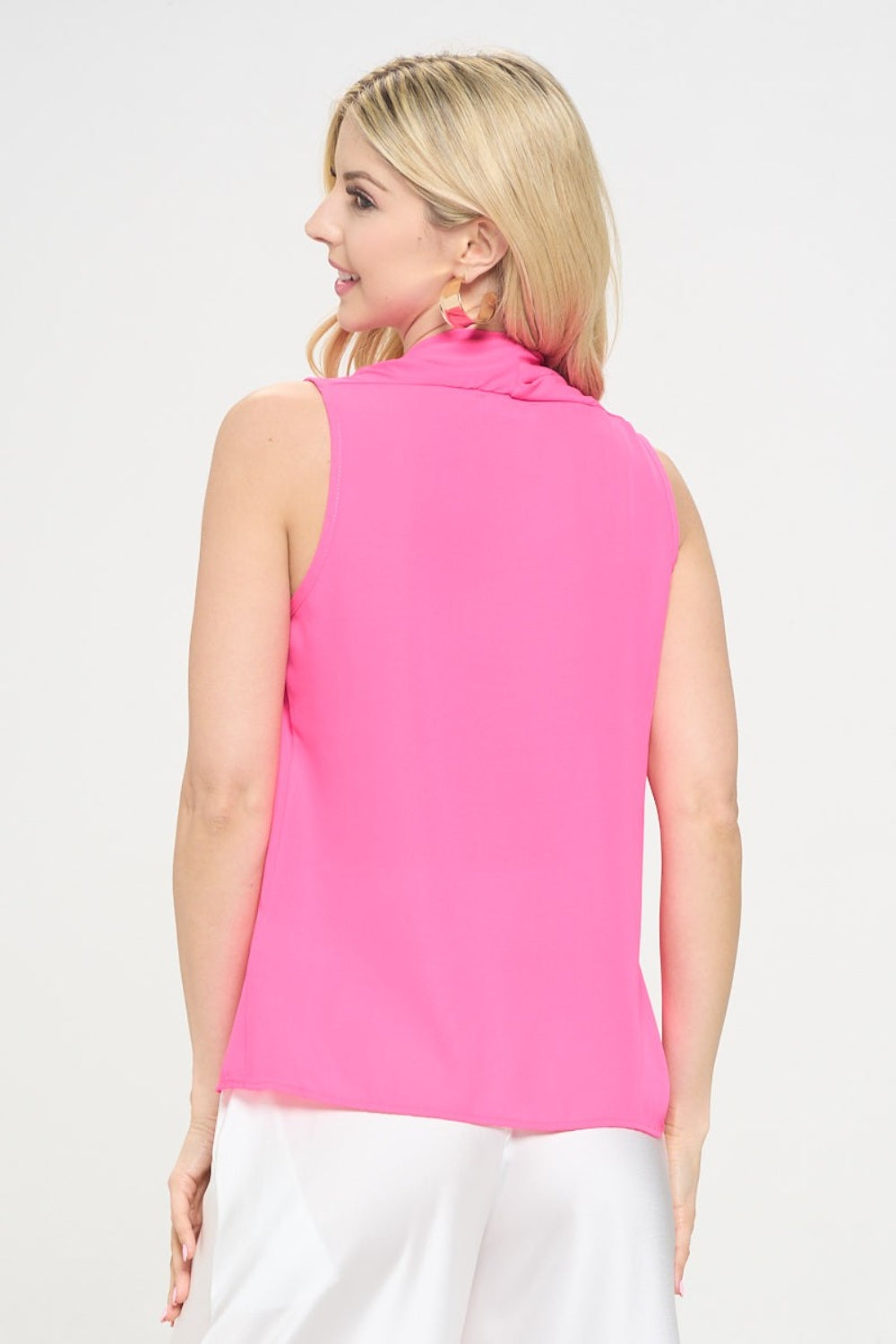 RENEE C  V-Neck Sleeveless Top - AllIn Computer