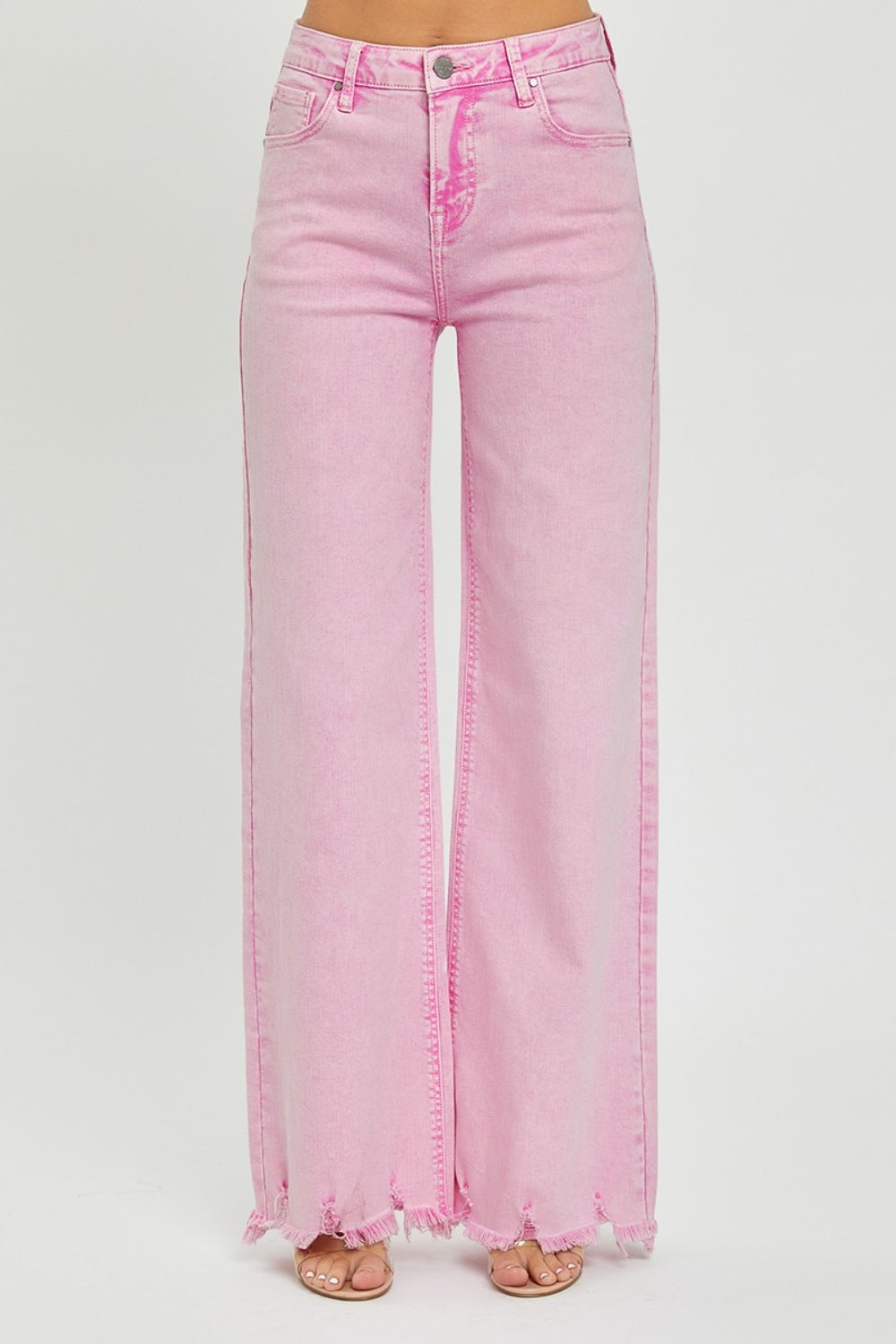 RISEN High Rise Wide Leg Jeans - AllIn Computer