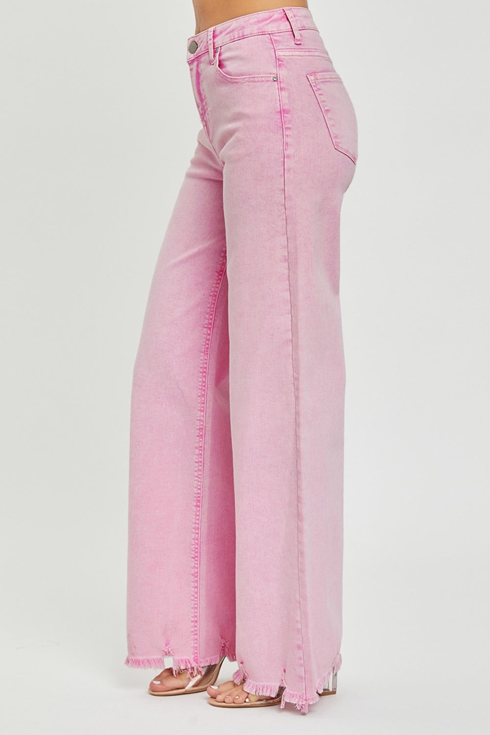 RISEN High Rise Wide Leg Jeans - AllIn Computer