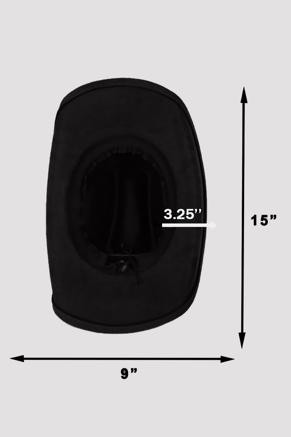 Fame Metal Trim Cowboy Hat - AllIn Computer