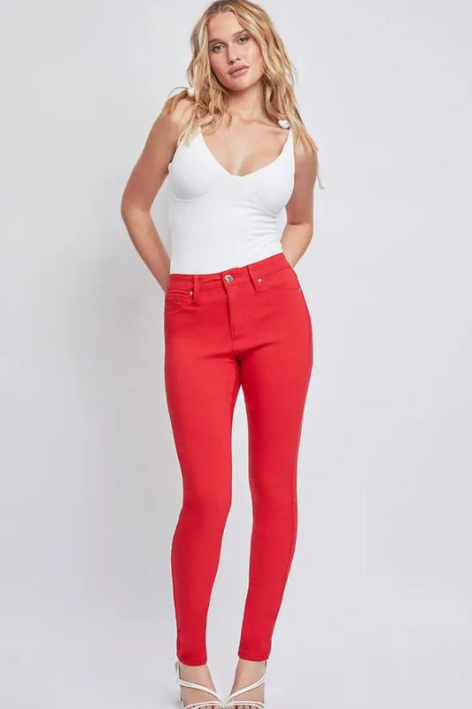 YMI Jeanswear Full Size Hyperstretch Mid-Rise Skinny Jeans - AllIn Computer
