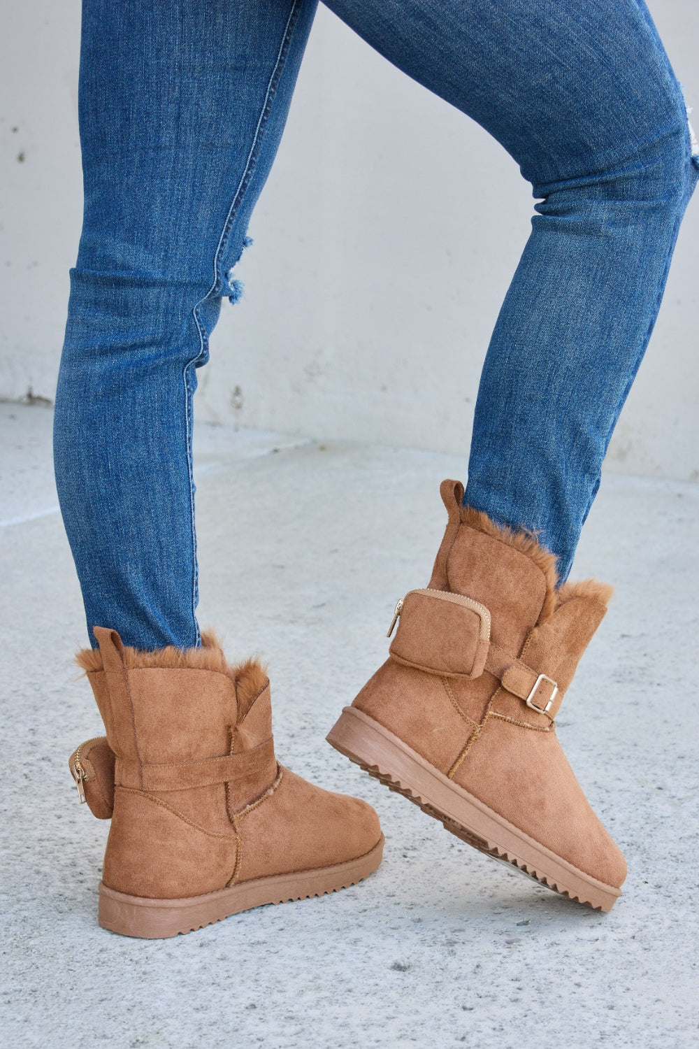 Forever Link Plush Thermal Flat Boots - AllIn Computer