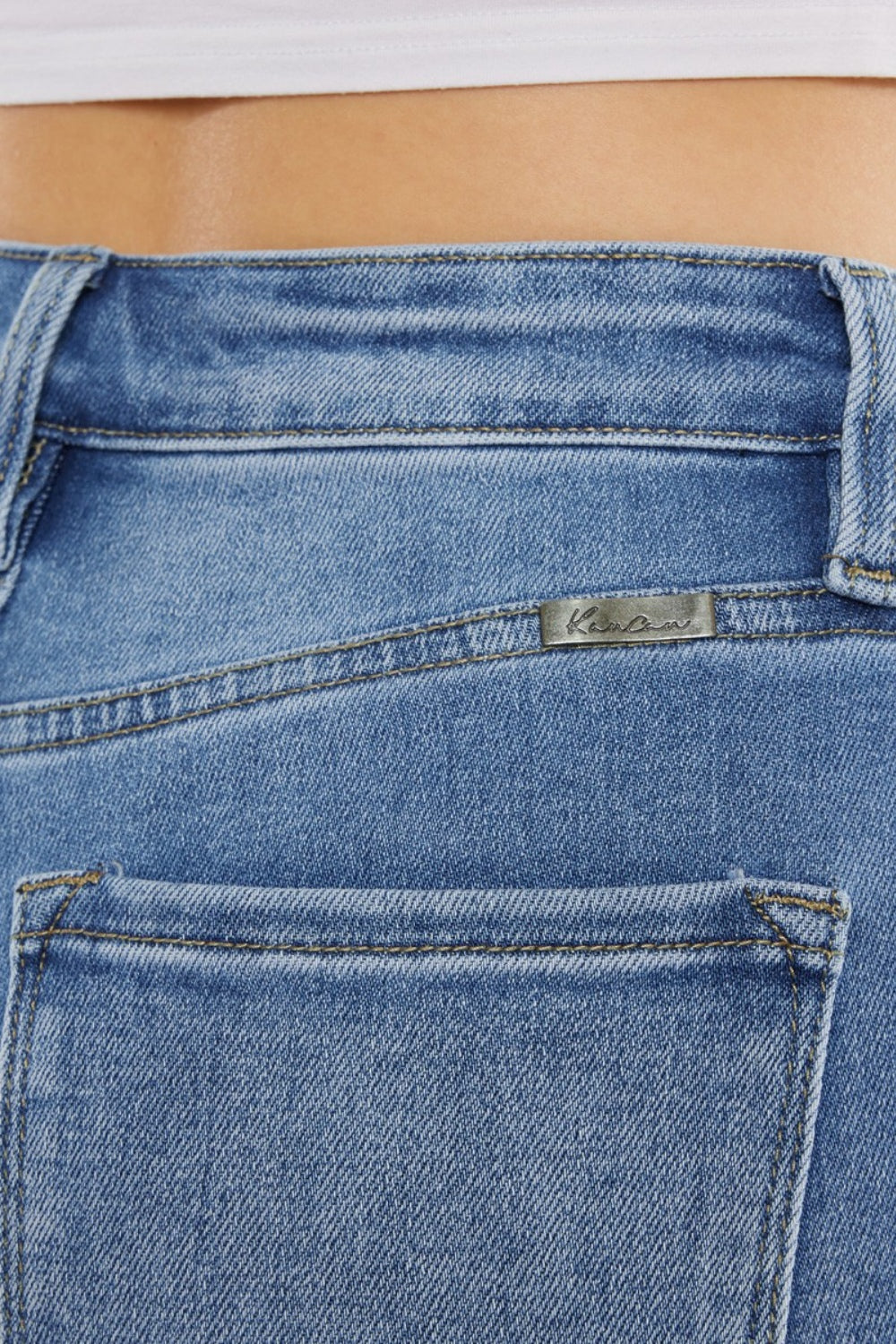 Kancan Full Size Cat's Whiskers High Waist Jeans - AllIn Computer