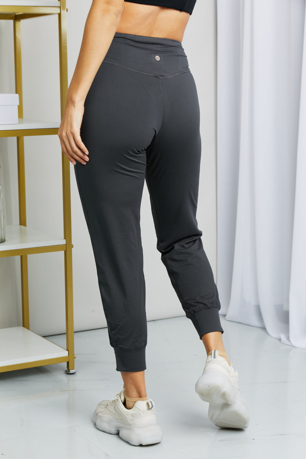 Leggings Depot Full Size Wide Waistband Cropped Joggers - AllIn Computer