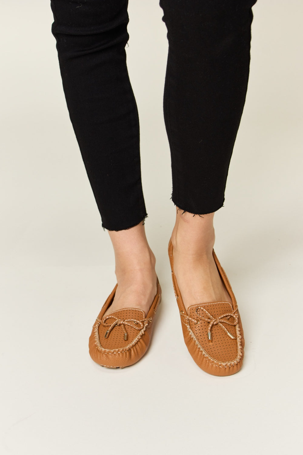 Forever Link Bow Decor Flat Loafers - AllIn Computer