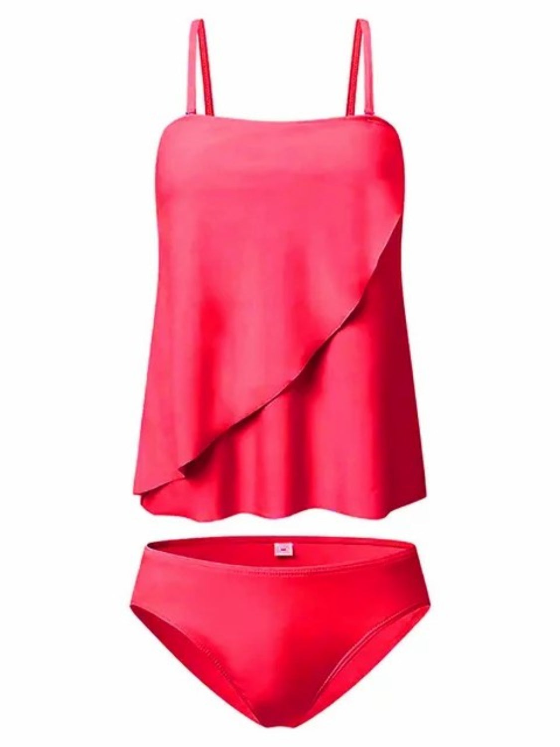 Detachable Strap Top and Brief Swim Set - AllIn Computer