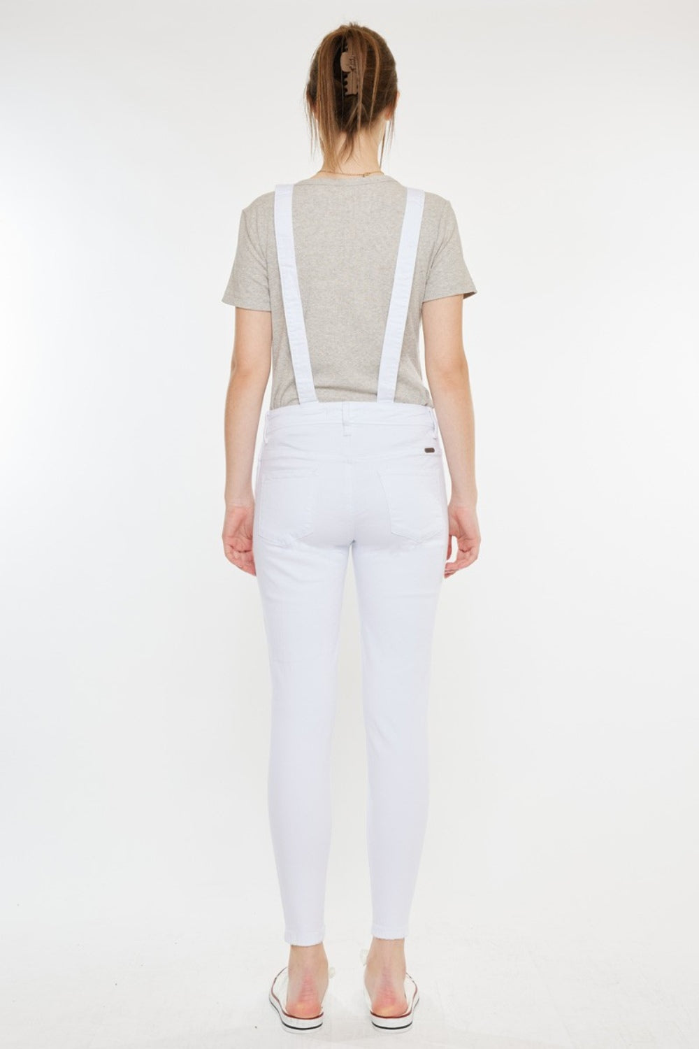 Kancan Distressed Skinny Denim Overalls - AllIn Computer