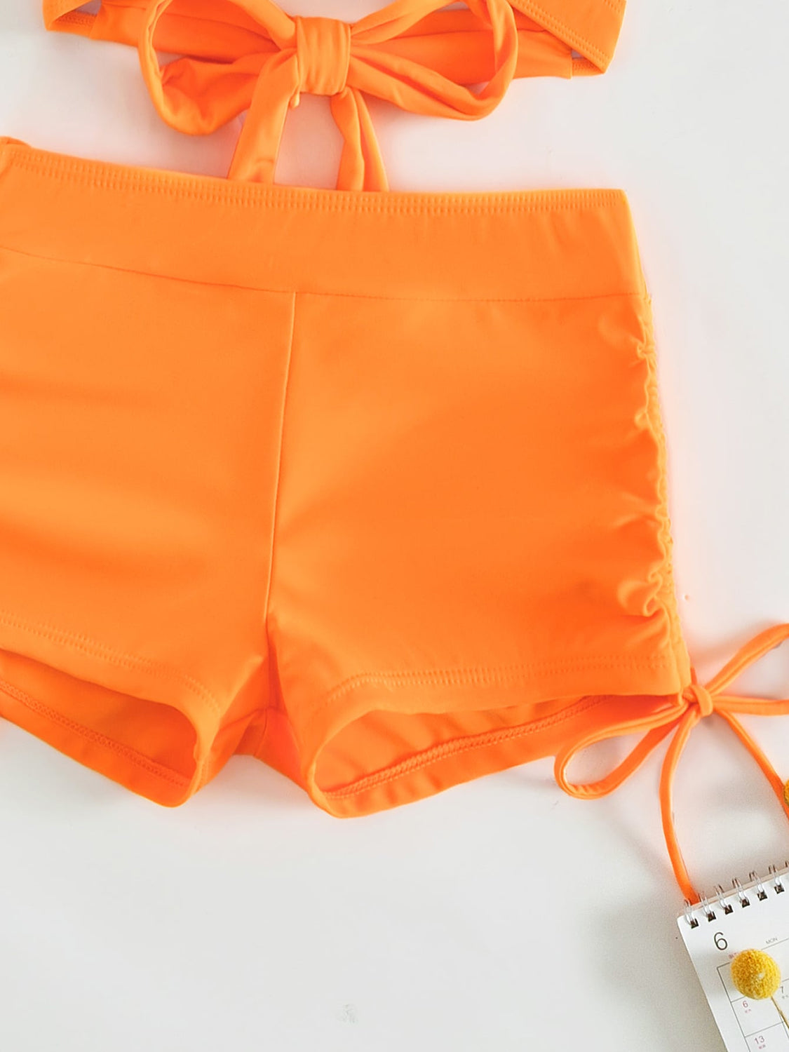 Crisscross Tied Top and Drawstring Shorts Swim Set - AllIn Computer