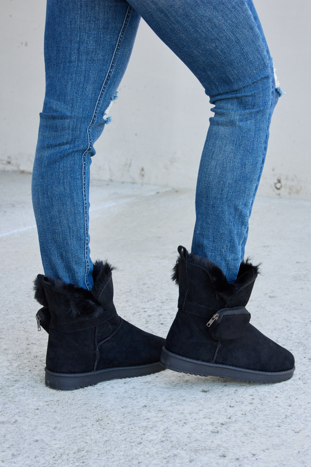 Forever Link Plush Thermal Flat Boots - AllIn Computer