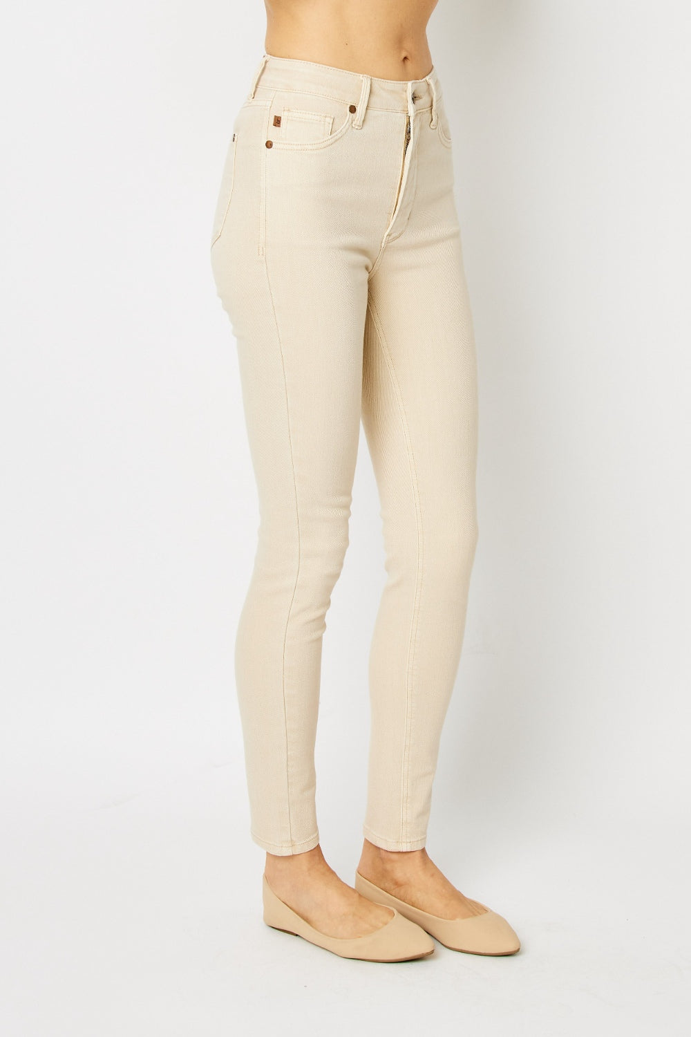 Judy Blue Full Size Garment Dyed Tummy Control Skinny Jeans - AllIn Computer