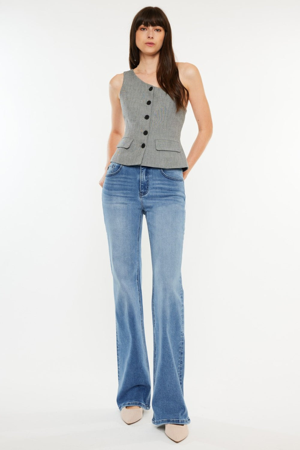 Kancan Ultra-High Rise Cat's Whiskers Jeans - AllIn Computer
