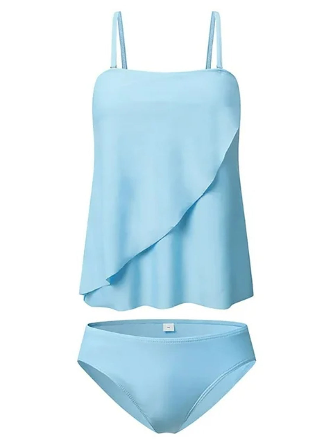 Detachable Strap Top and Brief Swim Set - AllIn Computer