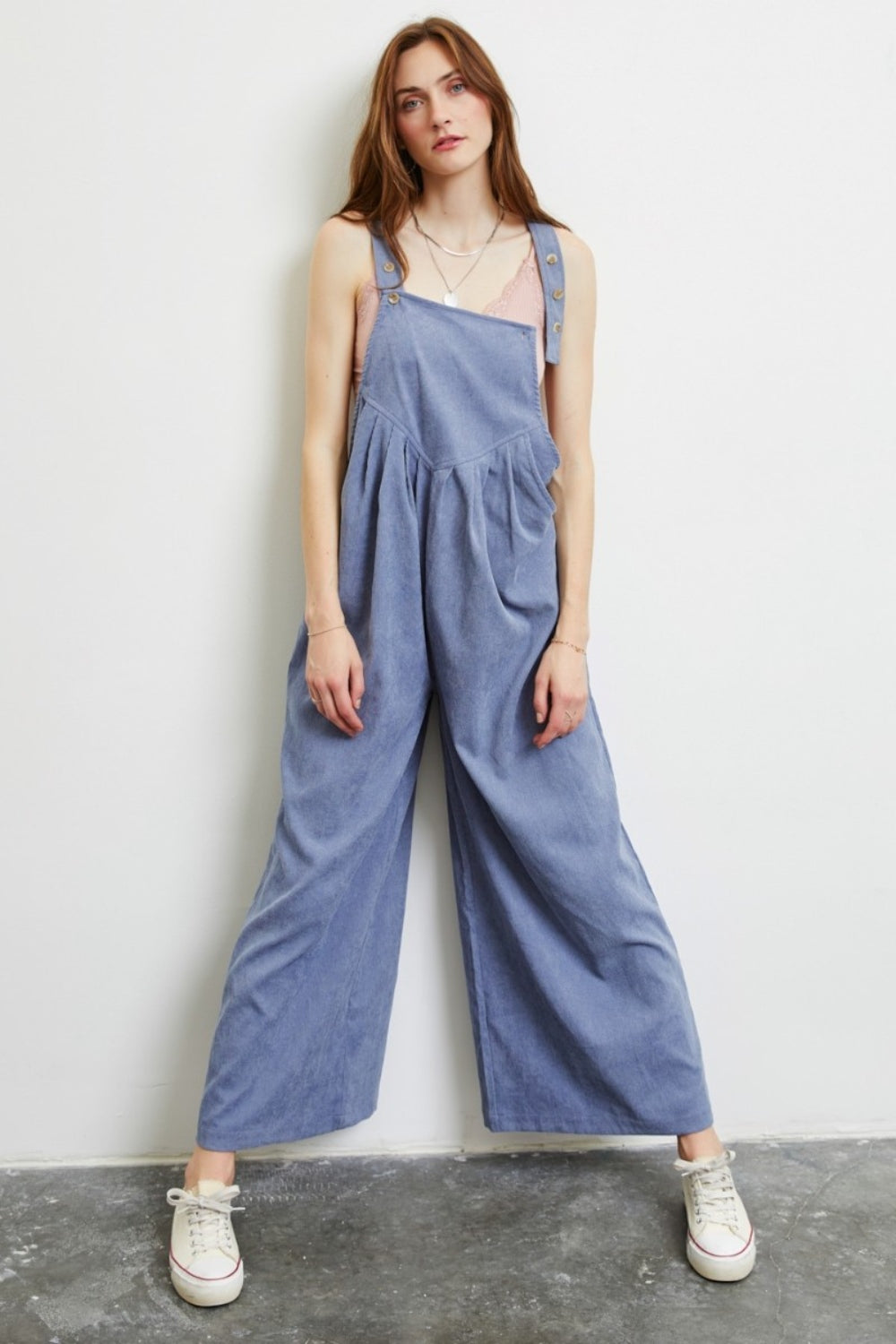 HEYSON Full Size Wide Leg Overalls with Pockets - AllIn Computer