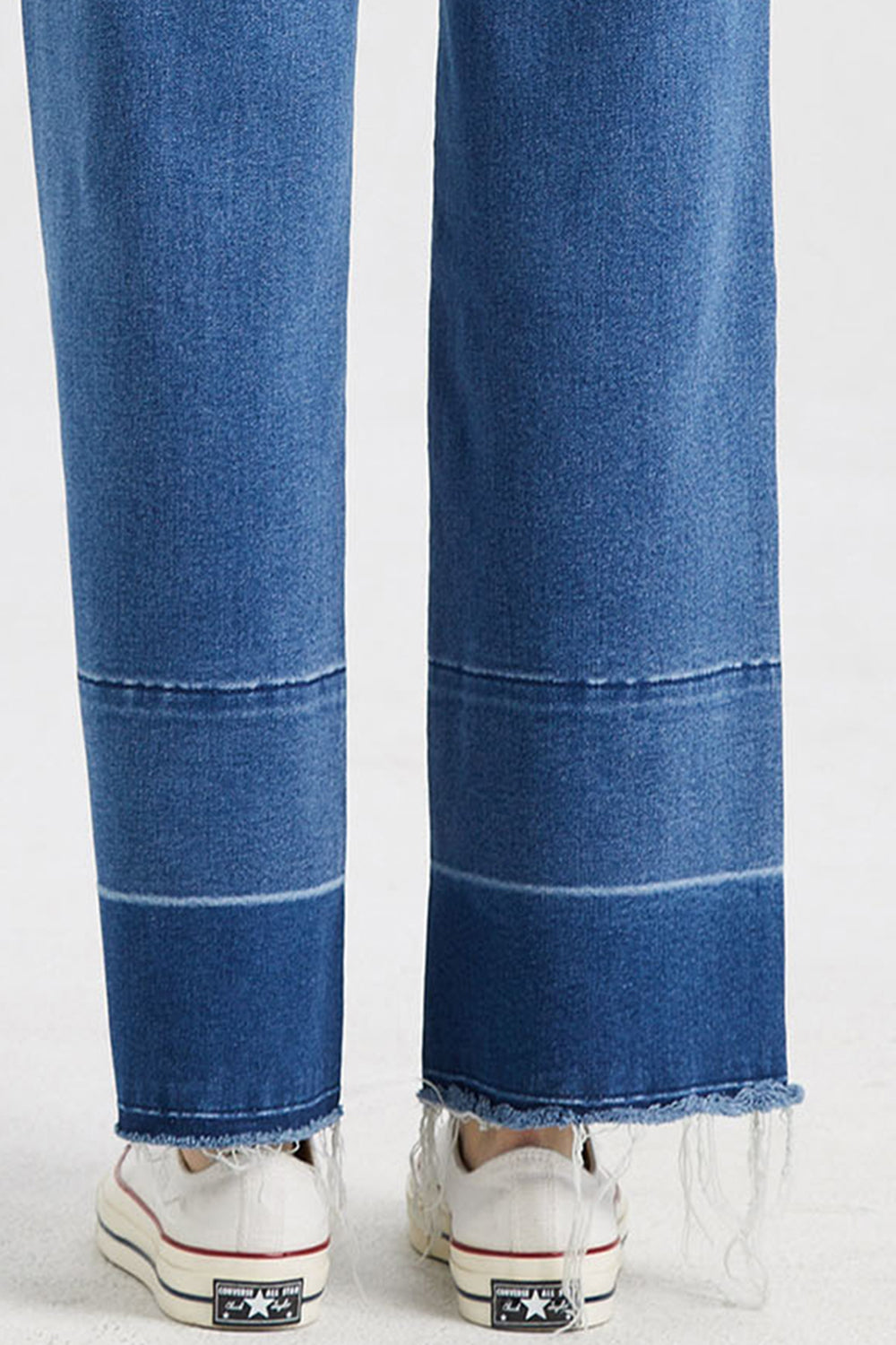 BAYEAS Full Size High Waist Cat's Whisker Wide Leg Jeans - AllIn Computer