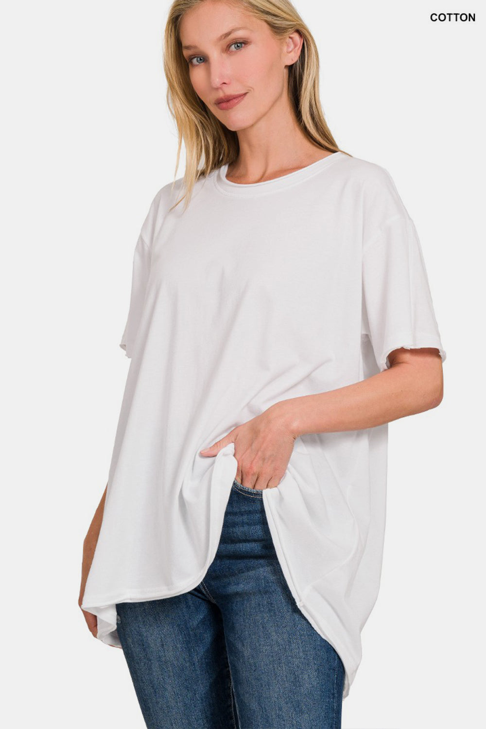 Zenana Round Neck Short Sleeve T-Shirt - AllIn Computer