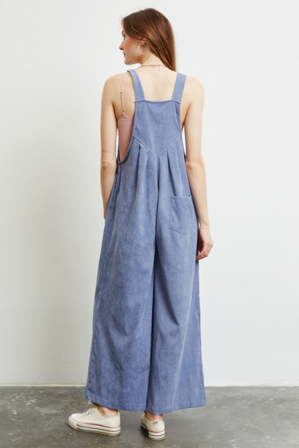 HEYSON Full Size Wide Leg Overalls with Pockets - AllIn Computer