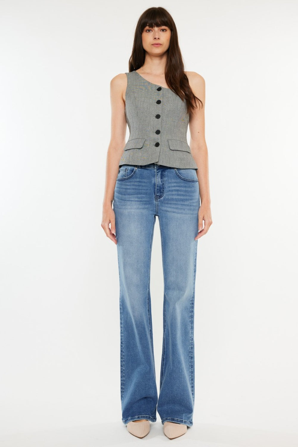 Kancan Ultra-High Rise Cat's Whiskers Jeans - AllIn Computer