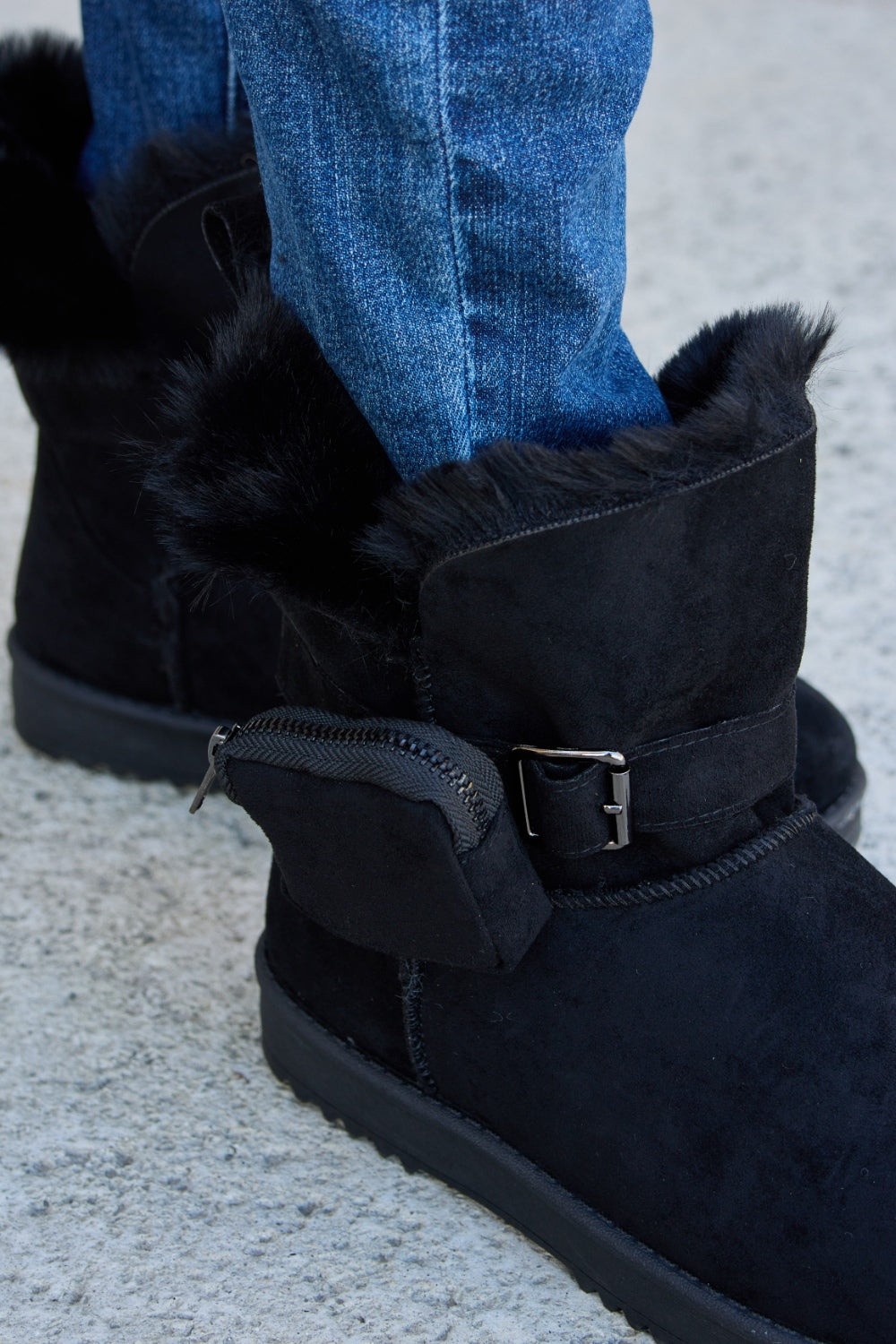 Forever Link Plush Thermal Flat Boots - AllIn Computer