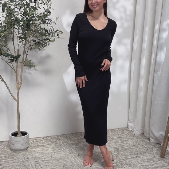 dress, dresses, midi dress, midi dresses, slit dress, slit dresses, long sleeve dress, long sleeve dresses, ribbed dress, ribbed dresses, full size, plus size, allin computer, all in computer, women's clothing store, clothing store, women's fashion, fashion, women's style, style