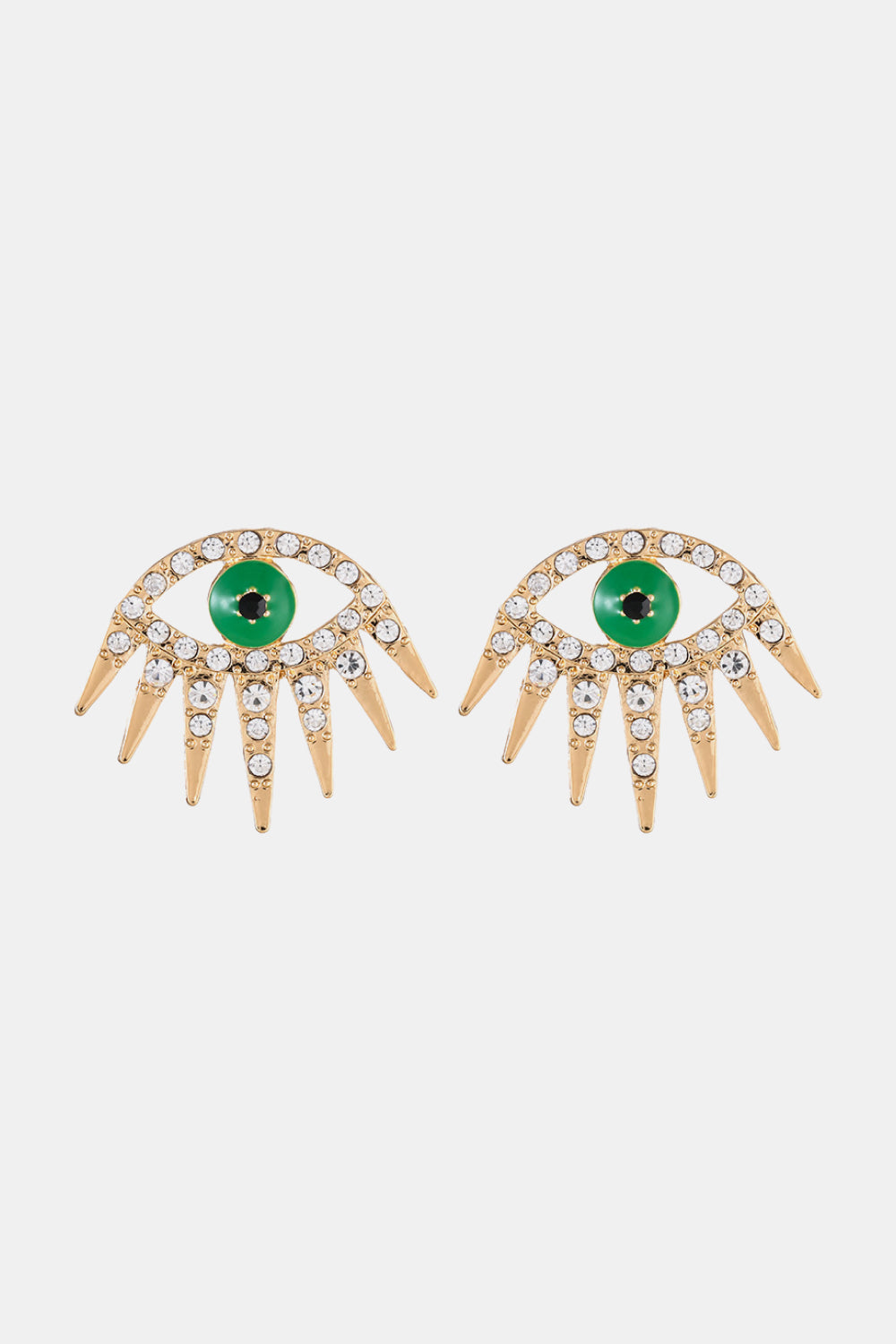 Evil Eye Rhinestone Dangle Earrings - AllIn Computer