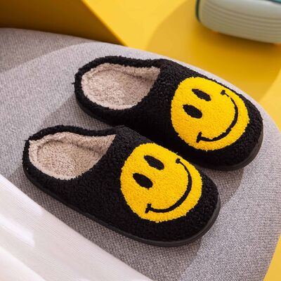 Melody Smiley Face Slippers - AllIn Computer