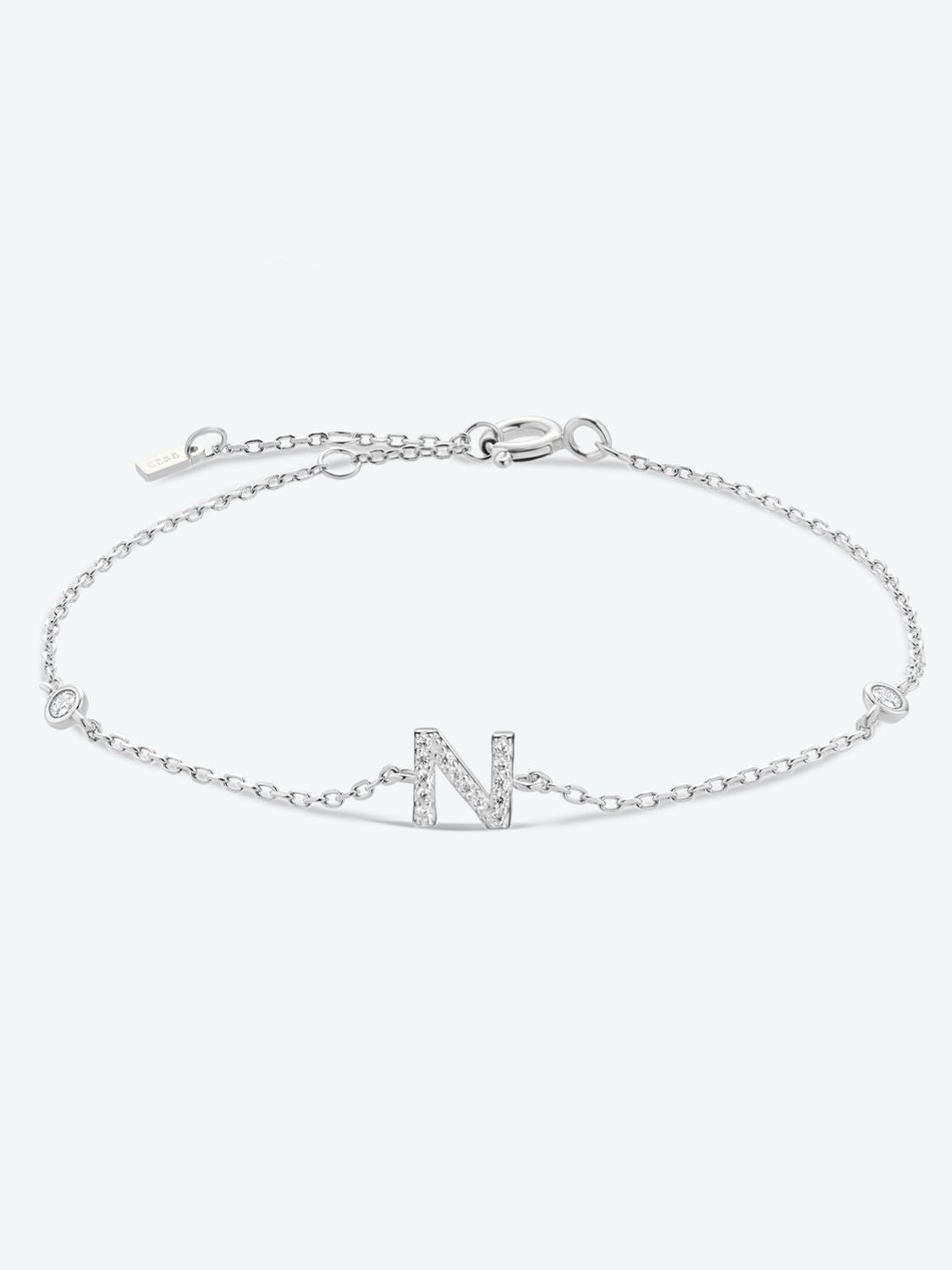 L To P Zircon 925 Sterling Silver Bracelet - AllIn Computer