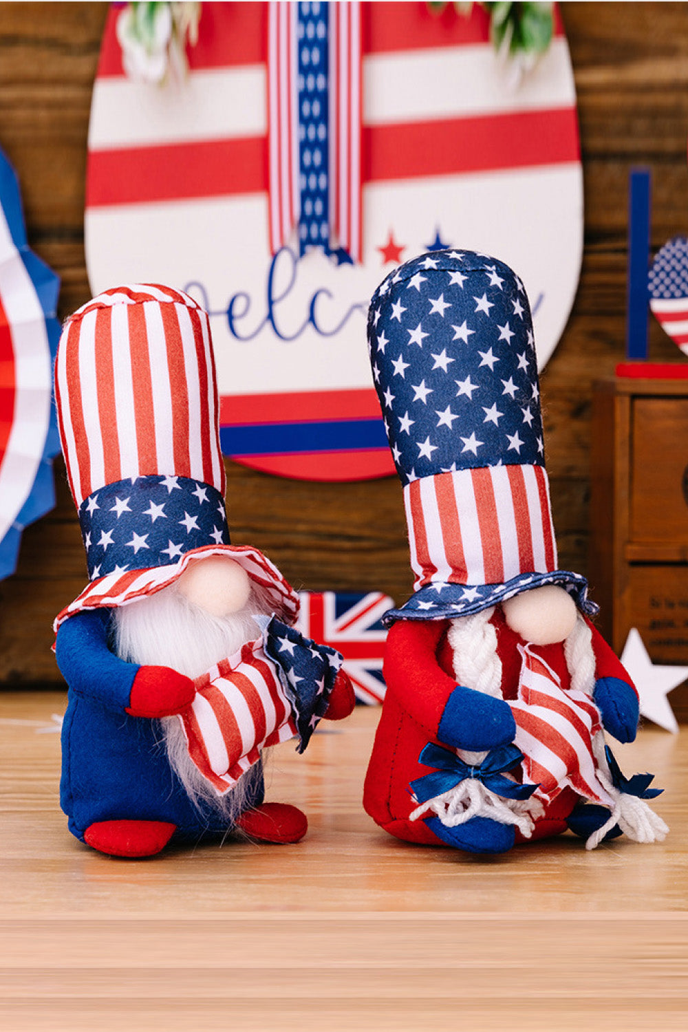 2-Piece Independence Day Decor Gnomes - AllIn Computer