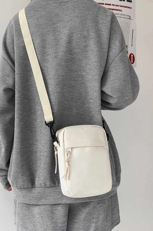 Wide Strap Polyester Crossbody Bag - AllIn Computer