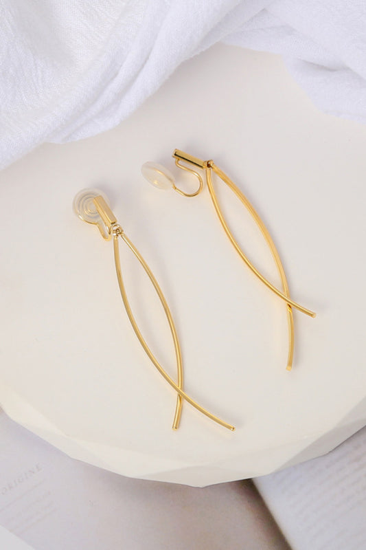 18K Gold Plated Clip-On Earrings - AllIn Computer
