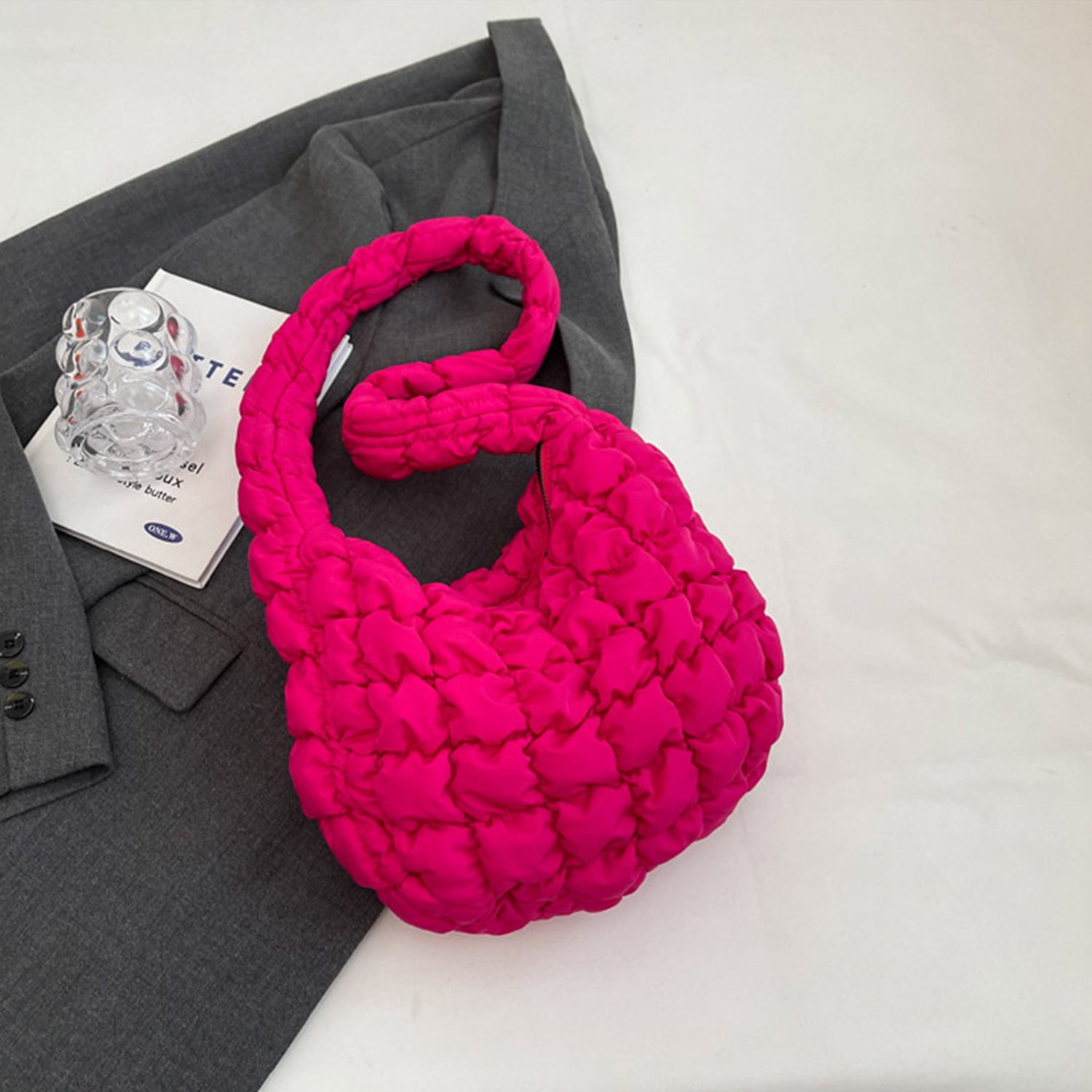 Quilted Shoulder Bag - AllIn Computer